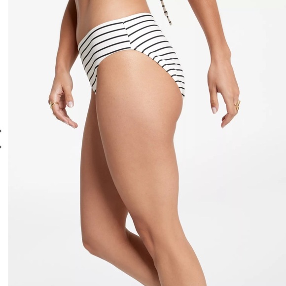 CALIA Women's Mid Rise Swim
Bottoms Ivory Blue stripe Size XL NWT - Picture 2 of 10